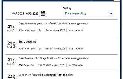 愛德思IAL 2025夏季大考:報考關鍵日期匯總