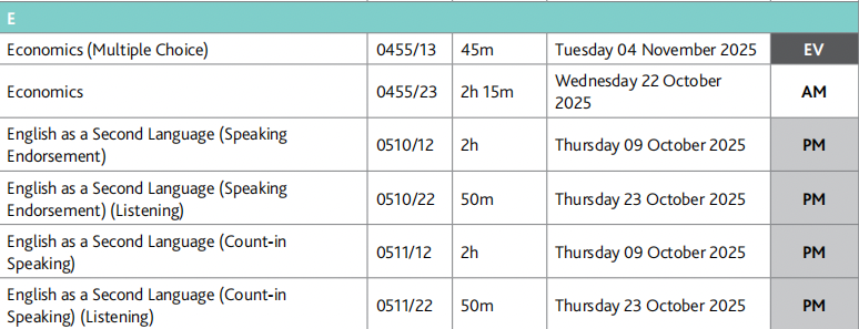 5 2025年下半年A-Level兩大考試局大考時間安排3.png