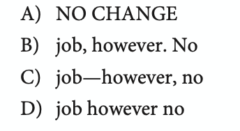 SAT文法培訓|however的正確用法