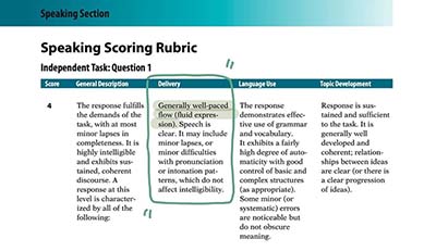 托福口語表達技巧:定量分析,掌握口語節奏